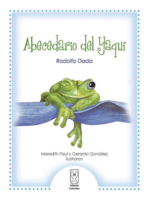 Title details for Abecedario del Yaquí by Rodolfo Dada - Wait list